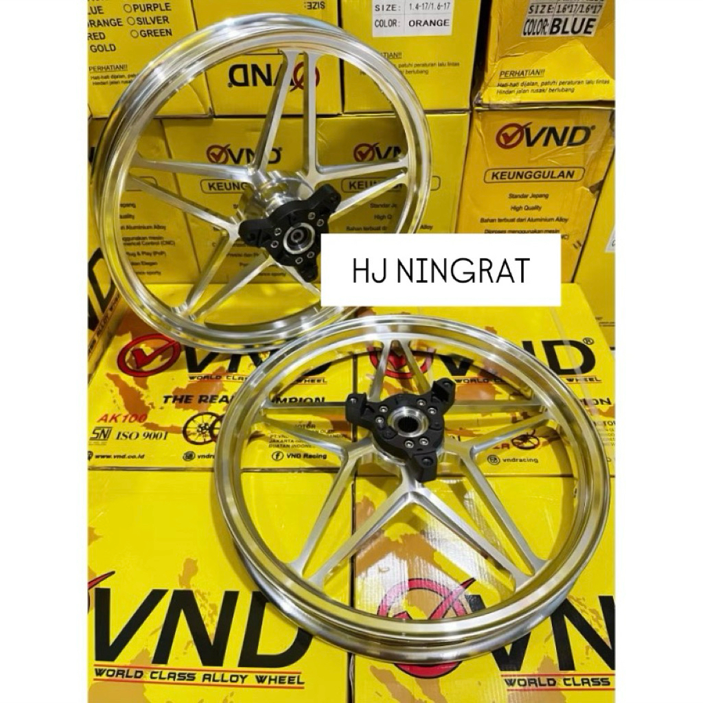 Velg VND V SPEED v2 Bintang Ring 17 Nmax New Neo Turbo Nmax Old ukuran 160/185x17 VELG VND VSPEED V2