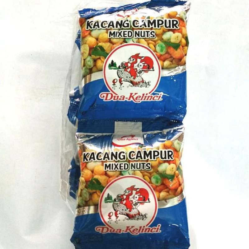 

KACANG DUA KELINCI MIXED NUT 14GR RENCENG ( 10 PCS )
