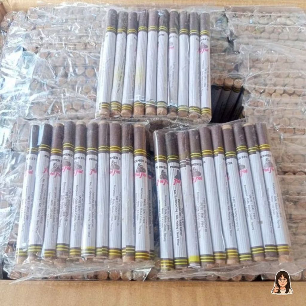 Perko_Lumintu Fei Fei Permen Stik/Permen Rokok Jadul/Permen Jadul Isi 80