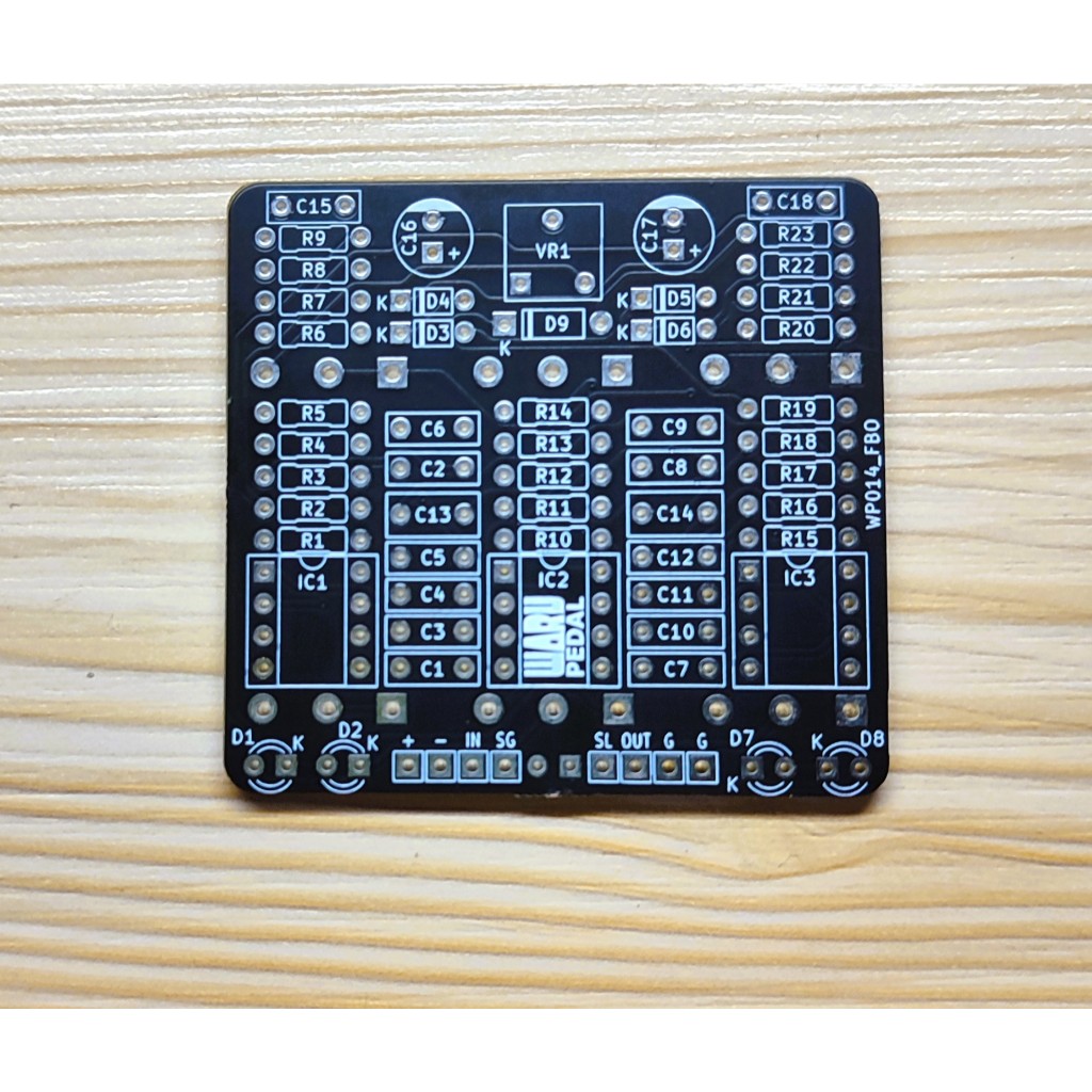 PCB Efek Overdrive Distortion Friedman BE-OD - Waru WP014_FBO Diy Pedal