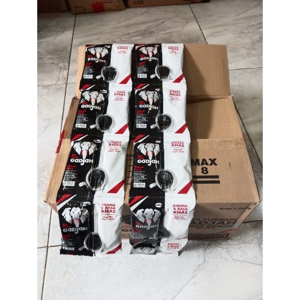 

Kopi Gadjah Gula Pisah 23gr Kartonan ( isi 12rtg ) Coffee