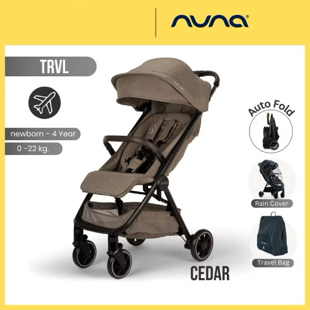 Stroller Nuna Trvl autofold preloved