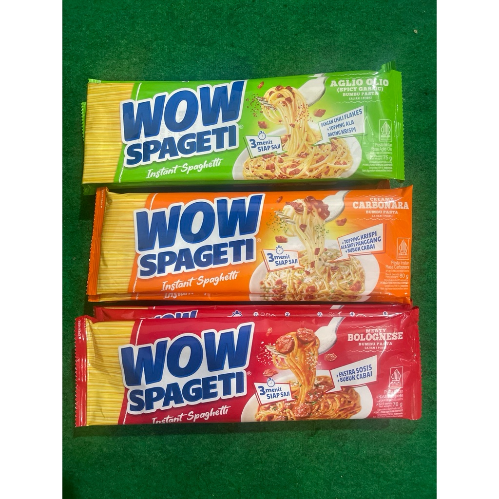 

(Satuan) Wow Spageti isi 76gr