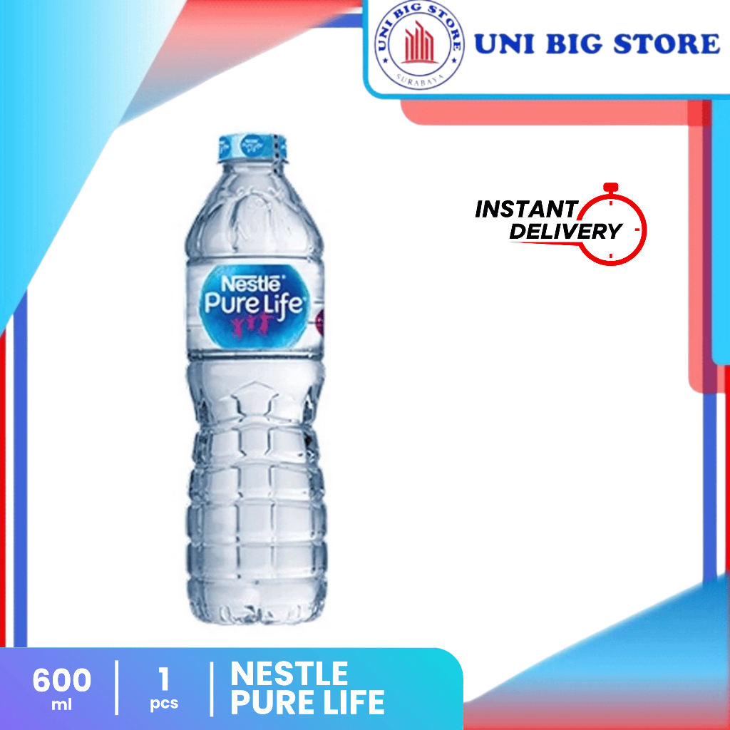 

NESTLE Pure Life Mineral Water 600 ml Air Mineral 1 Botol