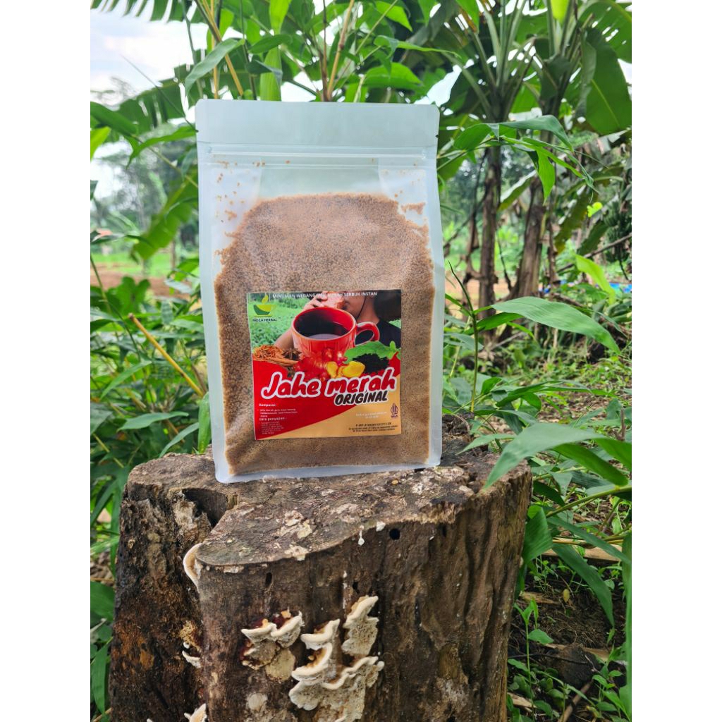 

100% Original, Jahe merah gula aren Instan Plus habbatussauda 500gr