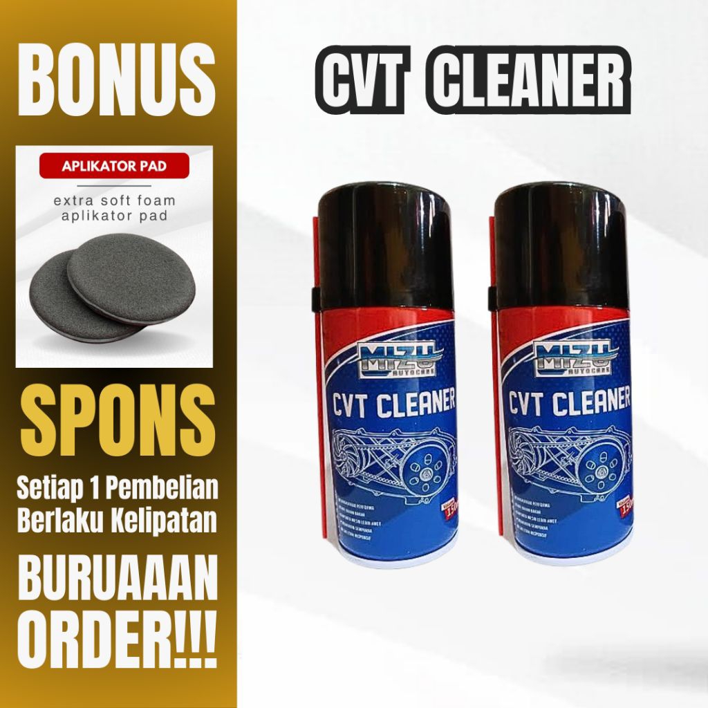 CVT Cleaner Mizu 150 Ml Pembersih Perawat Belt Motor Matic