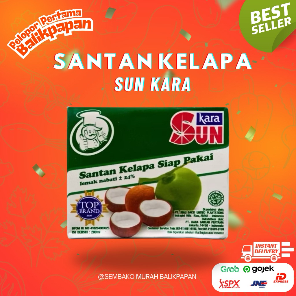 

santan sun kara 200ml (naik)
