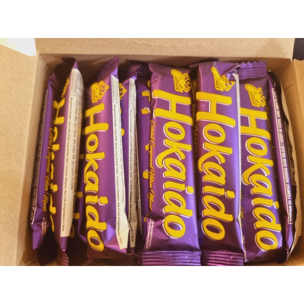 

Coklat Hokaido isi crispy