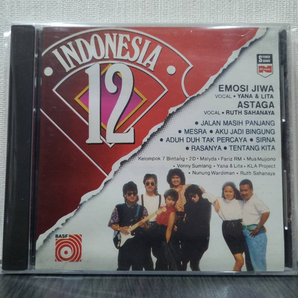 CD Indonesia 12 (Yana Julio, Ruth Sahanaya, Fariz RM, dkk)