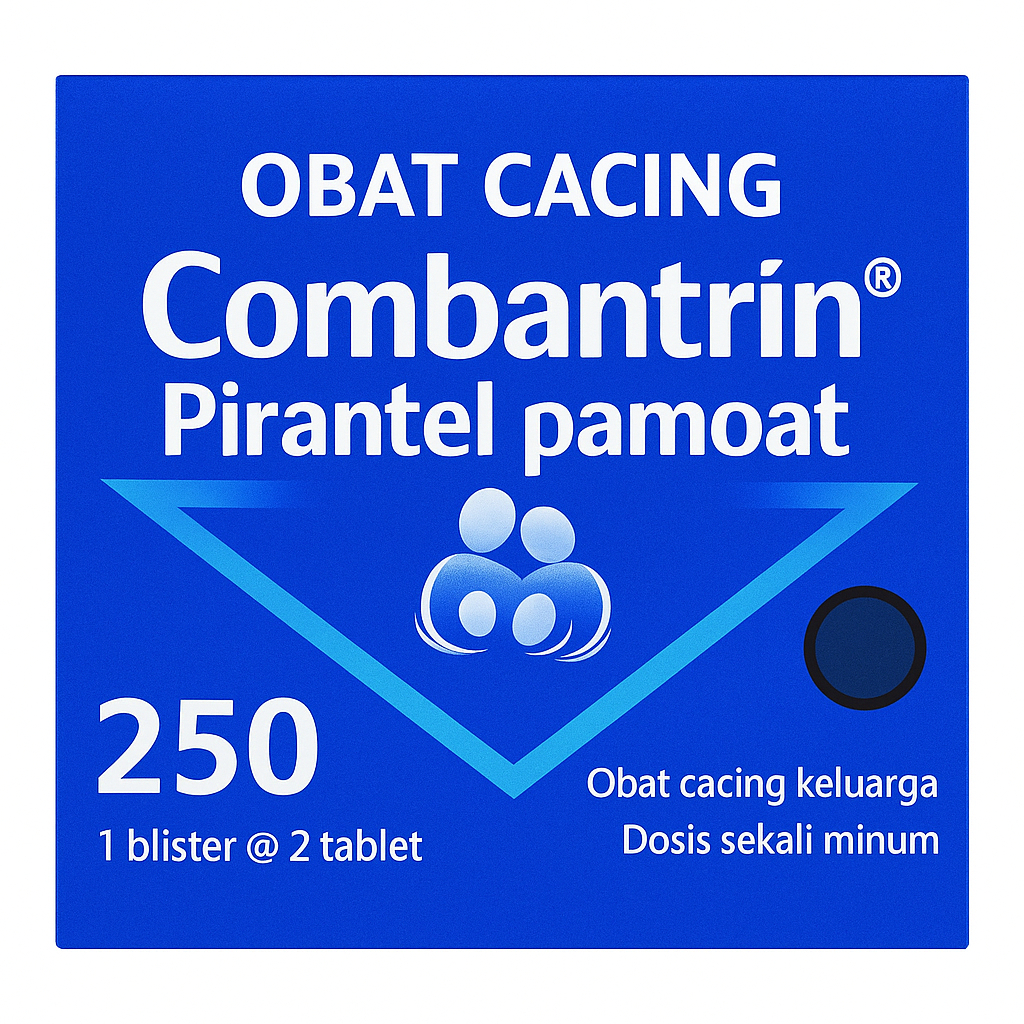 Combantrin tablet HARGA STRIP Combantrin tablet 125mg & 250mg/ obat cacing Combantrin/Mengatasi Caci