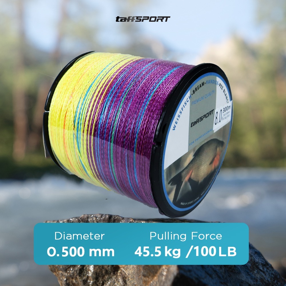 Senar Pancing PE 300M Anti Kriting Multicolor
