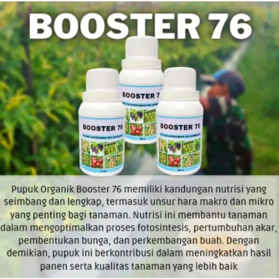Kyoolaa Booster 76 Hormon Pembungaan Dan Pembuahan Isi 100Ml / Booster 76 Pupuk Buah