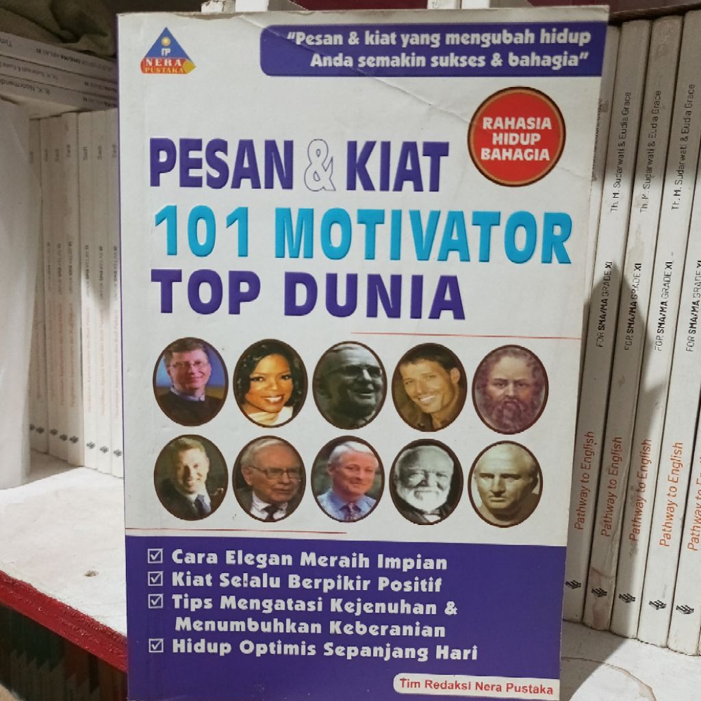 Rahasia Hidup Bahagia Pesan & kiat 101 motivator top Dunia.