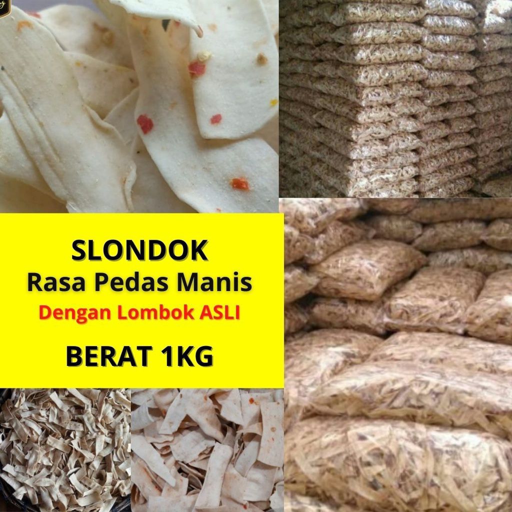 

Slondok mentah/krupuk slondok mentah/slondok magelang