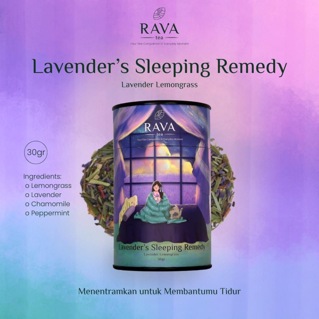 

Lavender Lemongrass Herbal Tea - Rava Tea: Lavender's Sleeping Remedy - Teh Sereh Bantu Tidur