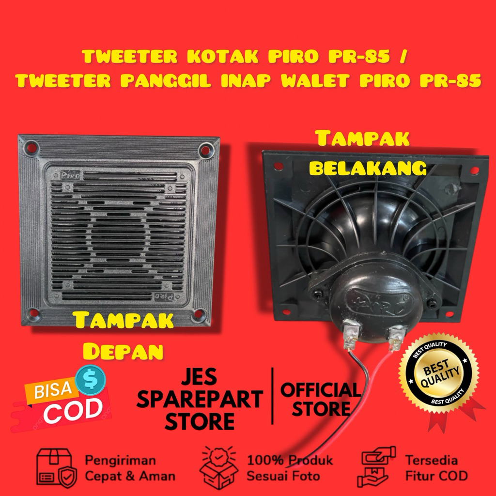 TWEETER KOTAK PIRO PR-85 /  TWEETER PANGGIL INAP WALET PIRO PR-85