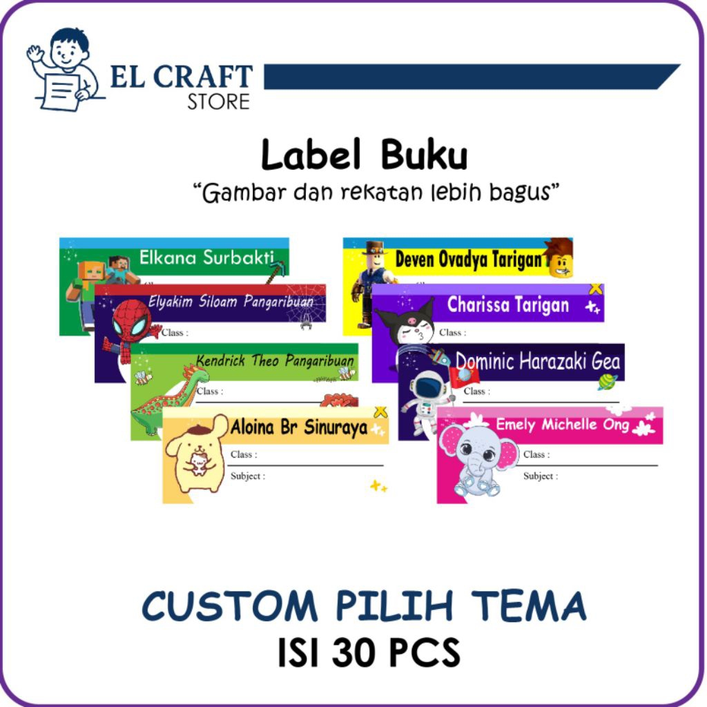 

LABEL BUKU