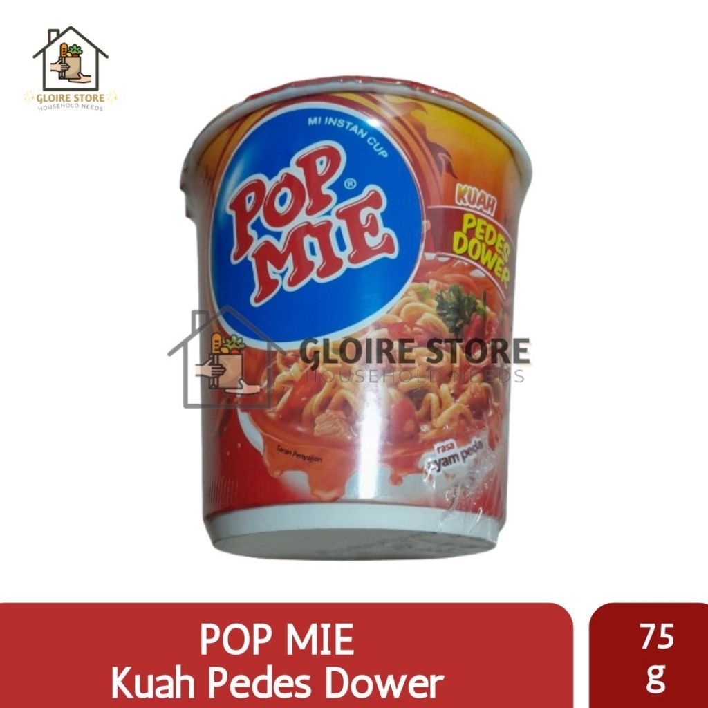 

Pop Mie 75g (R) Cup Mi Kuah Instant Instan