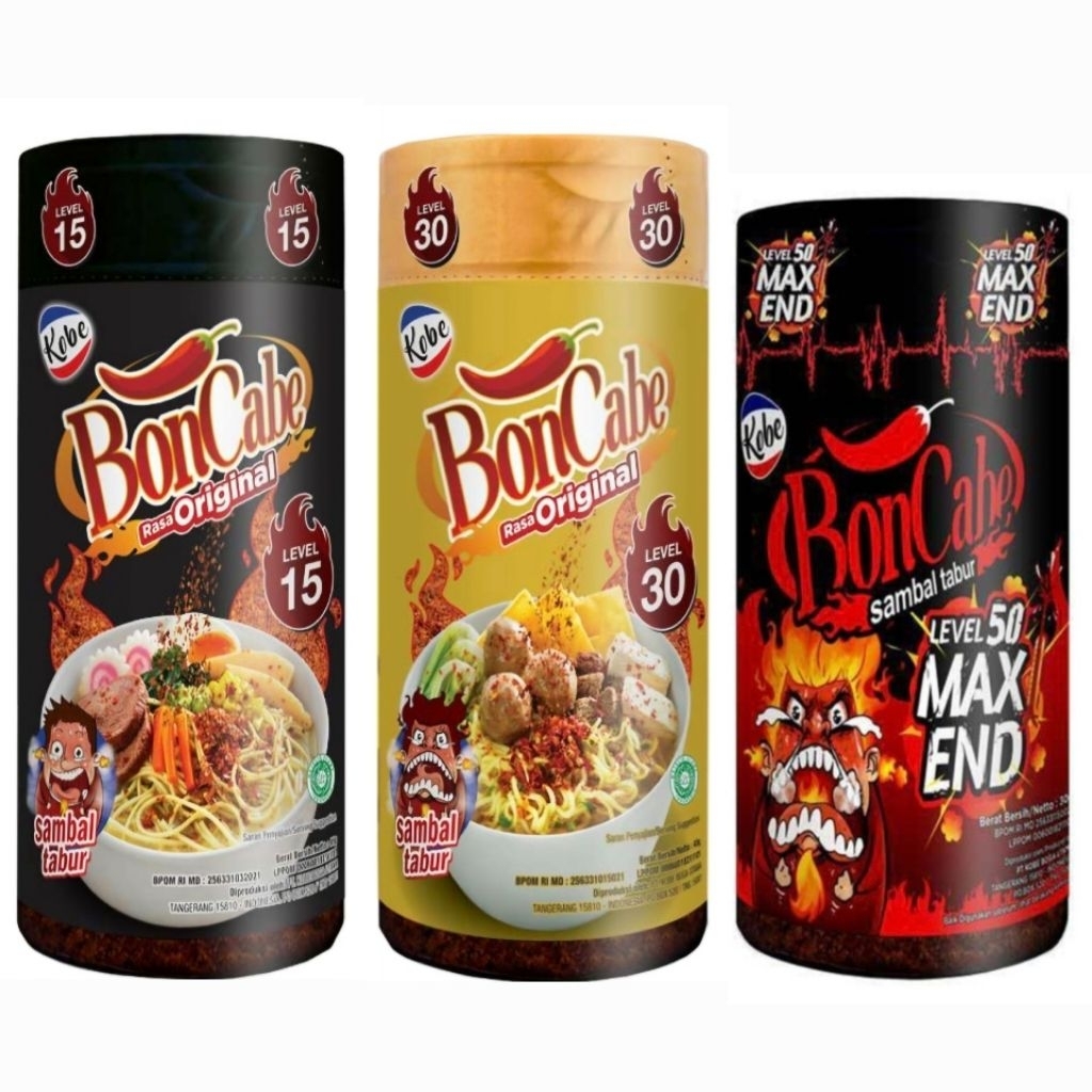 

Kobe BonCabe Sambal Tabur Botol 40 g