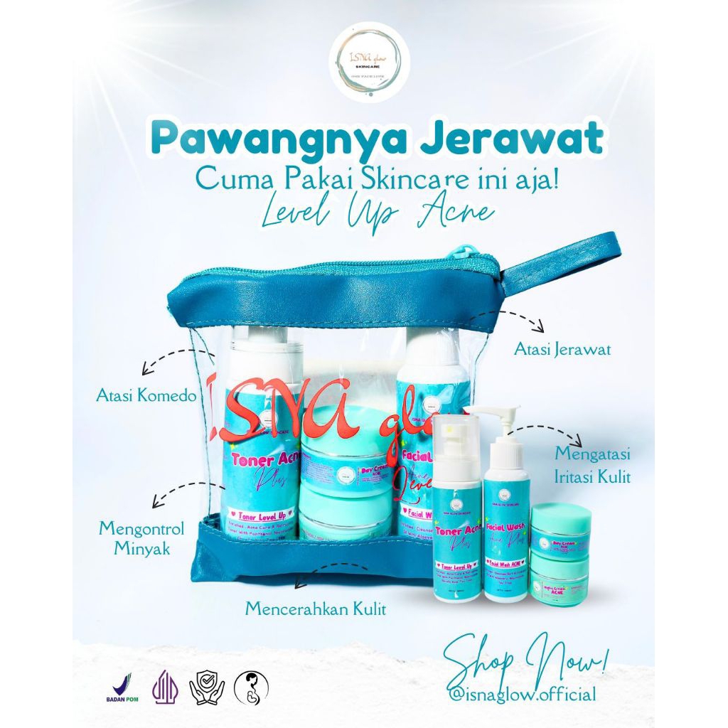 SKINCARE ISNA GLOW ACNE ORIGINAL