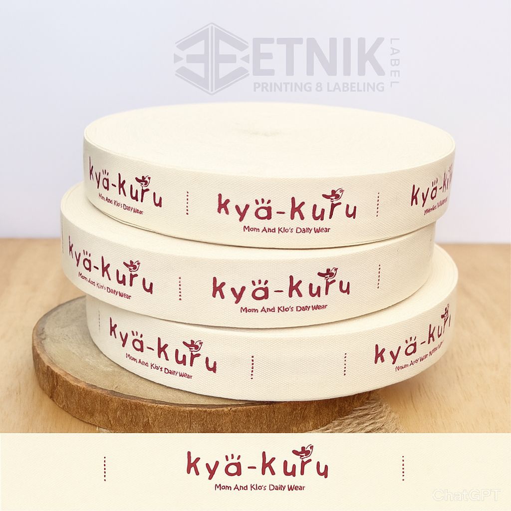 

LABEL BAJU (1rol free design) label katun lembut/ label hijab/ label nama/label murah