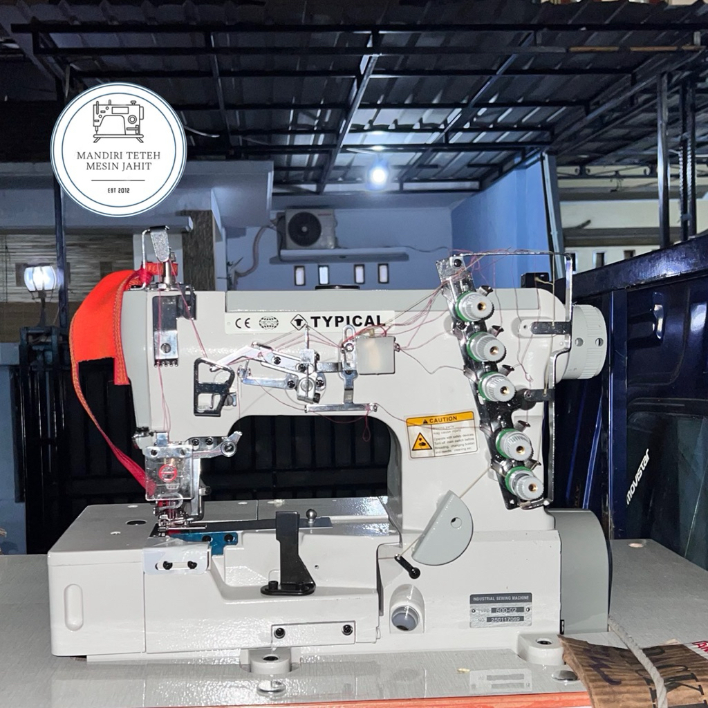 MESIN OVERDACK/OVERDECK/OVERDEK/KAMPUT TYPICAL POLOS W500-02 SERVO NEW (BARU)