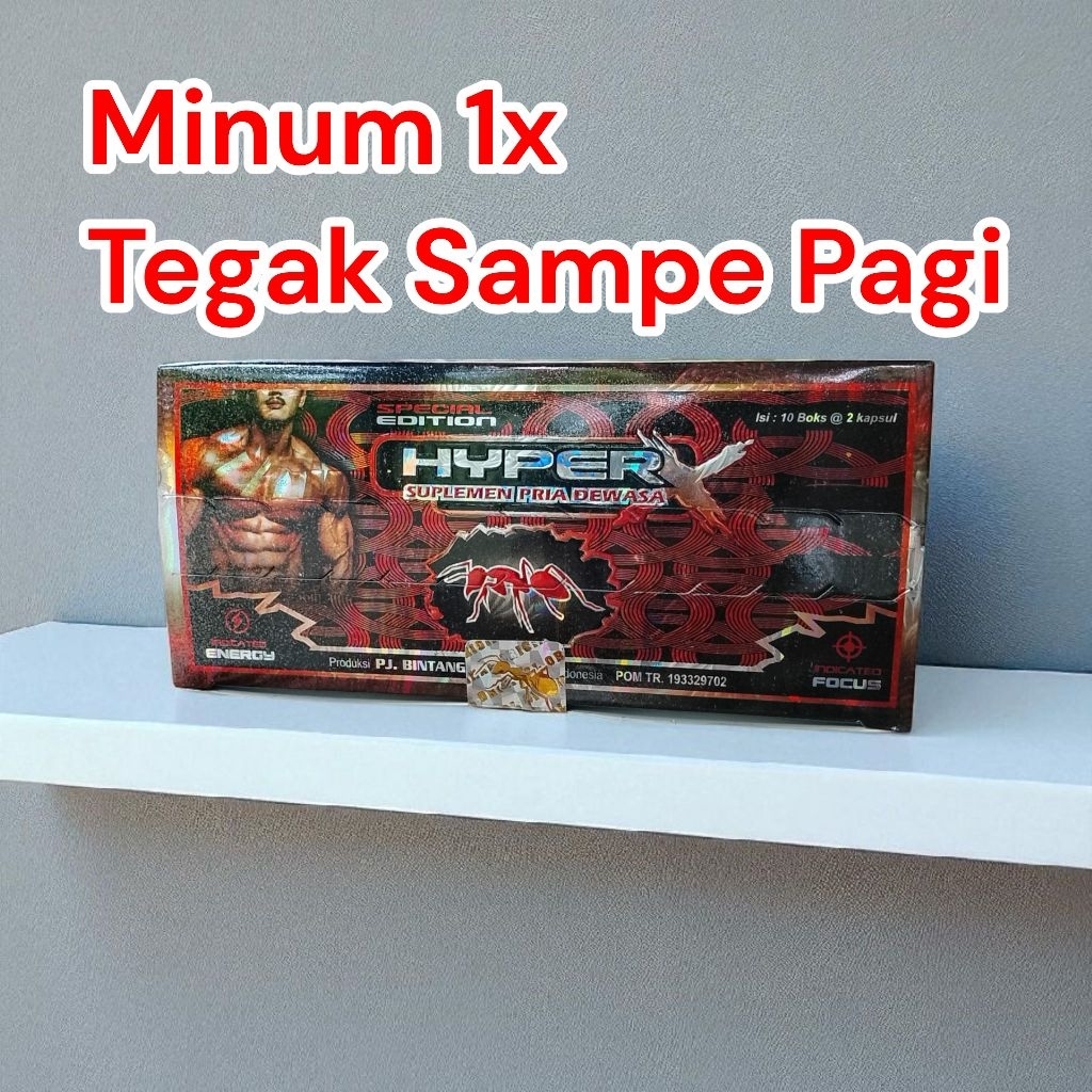 

Fullpack Original Isi 20 Butir Madu Bubuk HyperX Herb Madu Hutan