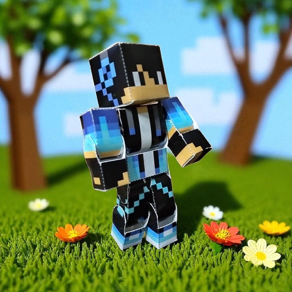 Papercraft Karakter MINECRAFT | Kreativitas Anak