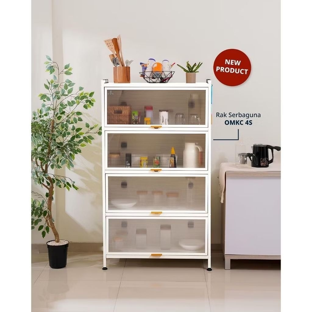 Olymsteel OMKC Rak Kabinet Dapur 3 & 4 Tingkat