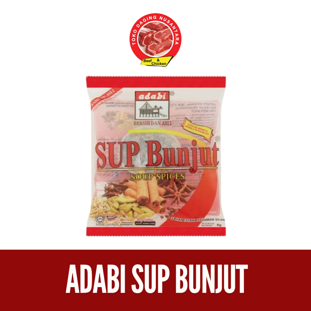

Adabi Sup Bunjut 8 Gram / Sup Bunjut Rempah Asli