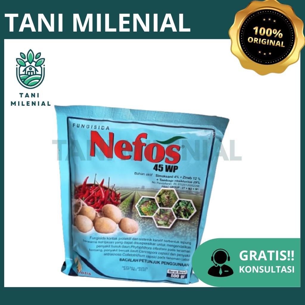 NEFOS FUNGISIDA 45WP - 500GR