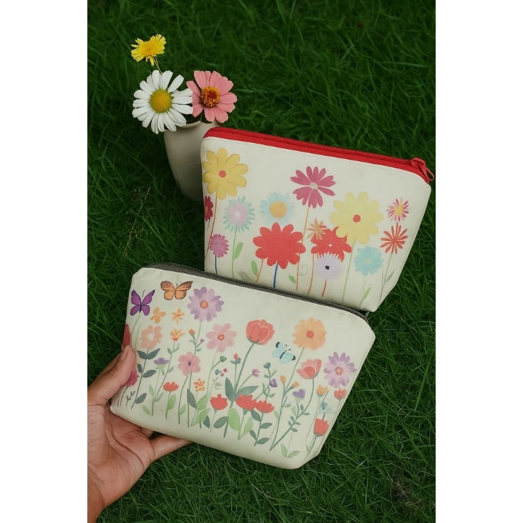 Pouch Kanvas Custom / Souvenir Pouch Kanvas / Pouch Murah / Souvenir Murah / Souvenir Pernikahan