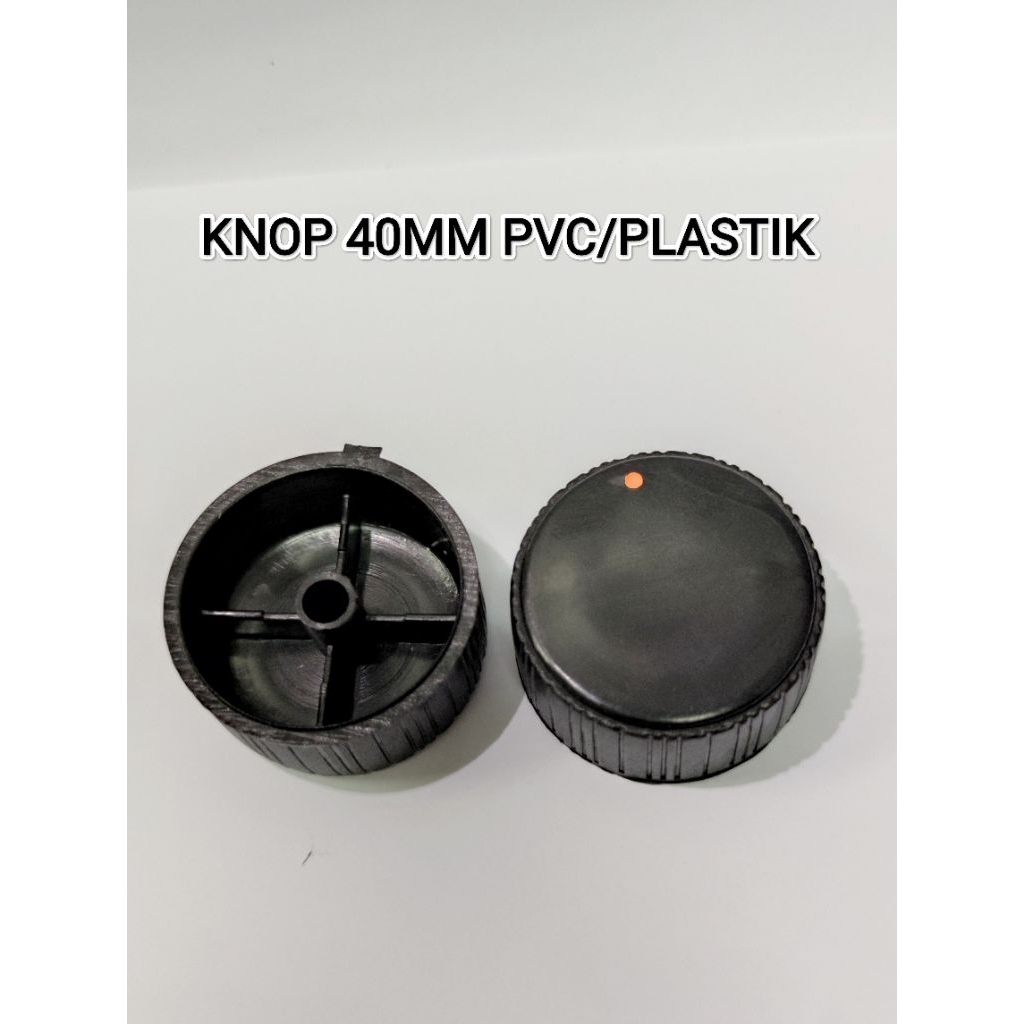 KNOP 40MM PVC/PLASTIK KNOP POTENSIO