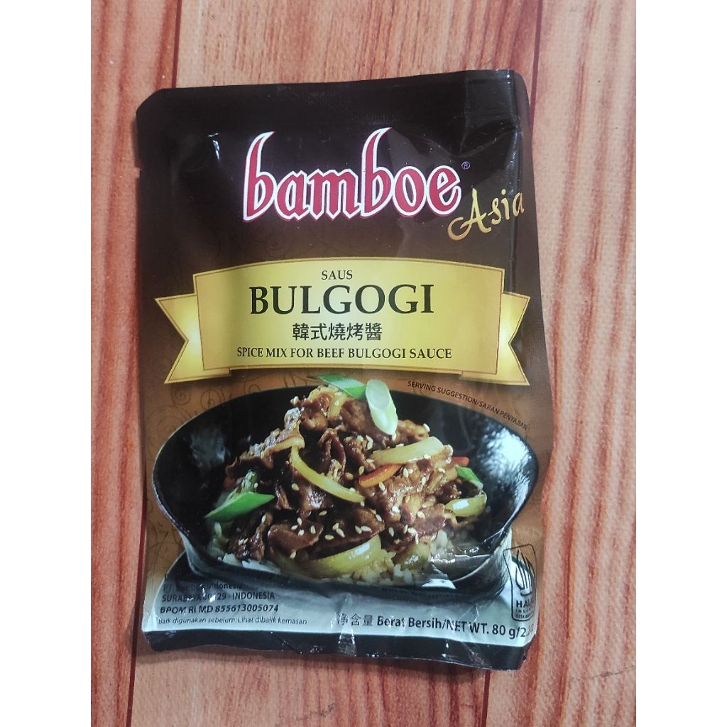 

bamboe rasa bulgogi halal murah
