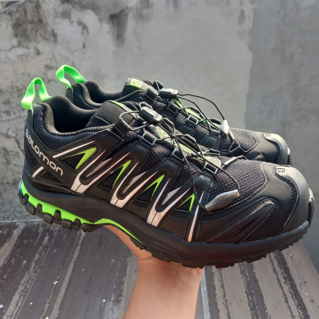 Sepatu Salomon XA Pro 3D BlackGreen