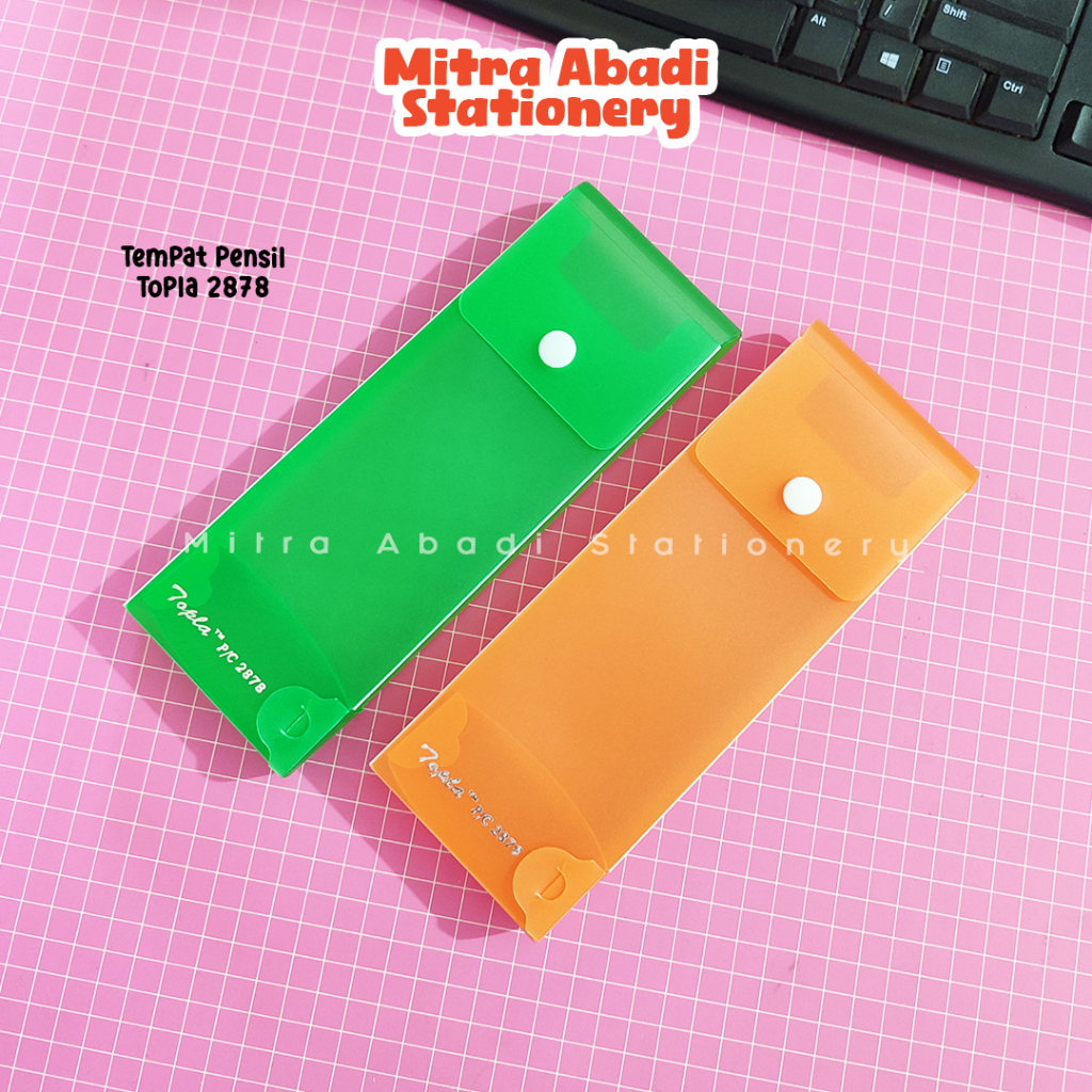

TEMPAT PENSIL TOPLA 2878 / KOTAK PENCIL CASE PLASTIK KANCING TEBAL ALAT TULIS SEKOLAH MURAH LENGKAP