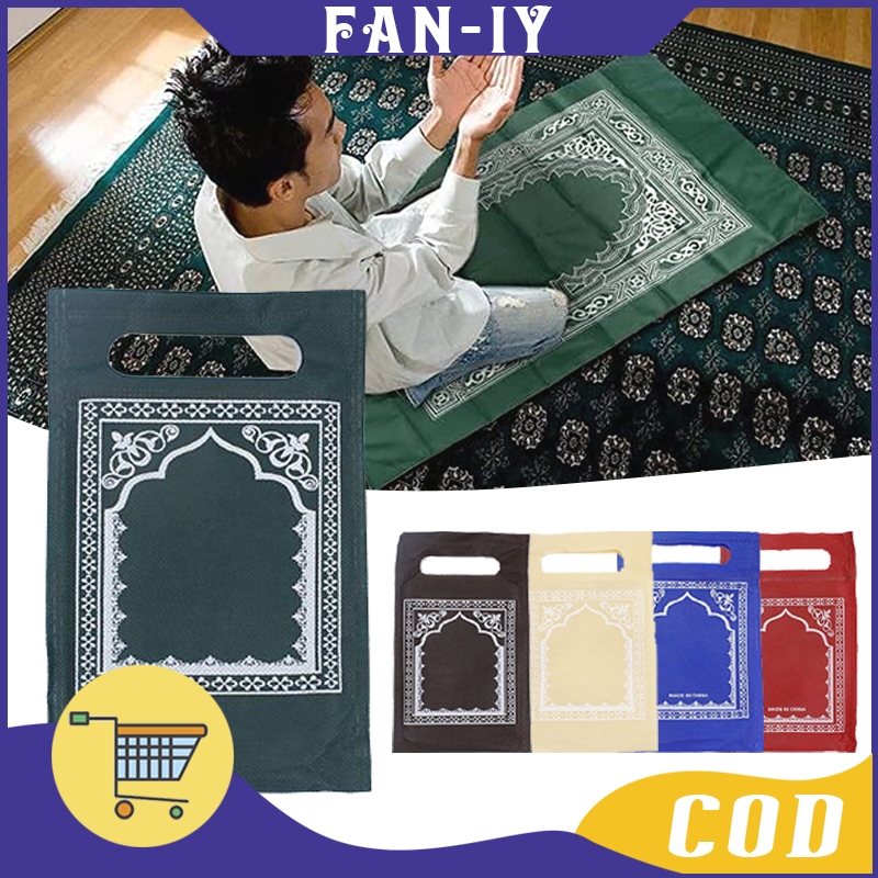 Sajadah Travel Gulung Anti Slip Sajadah Saku Traveling Sajadah Muri Genggam