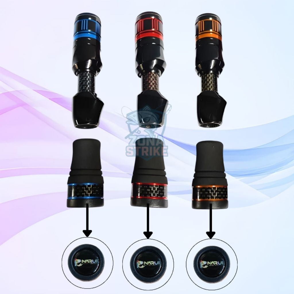 Reel Seat Skeleton + Mahkota 2 Garis - Reel Seat Custom Joran