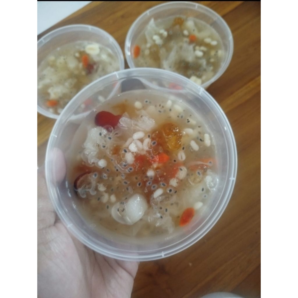 

Peach Gum Colagen Dessert Lengkap Kwalitas Super Premium/Tao Jiao/Komplit 13 Macam - Siap Makan