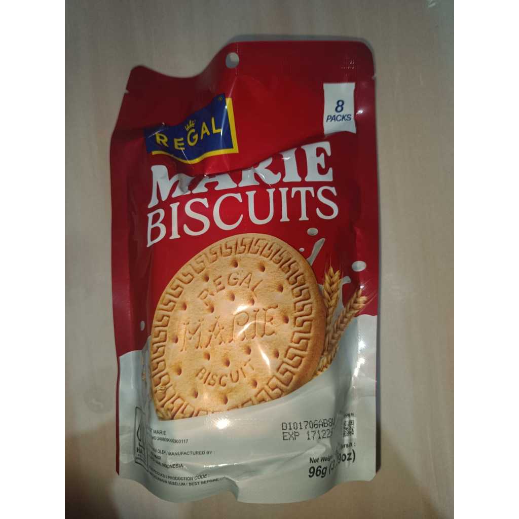 

Regal Marie Biscuits POUCH (8 packs @ 96 gr)