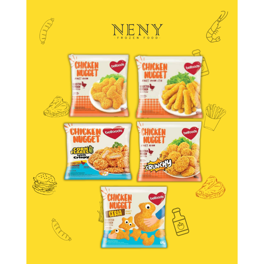 

CHICKEN NUGGET KARAKTER BELFOODS 170GRAM