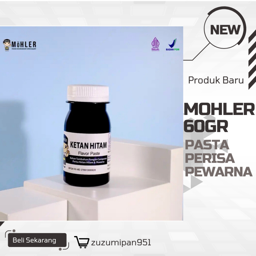 

MOHLER Flavor Paste 60gr | Pasta Perisa Pewarna Makanan & Minuman Aneka Varian|Min 2pcs
