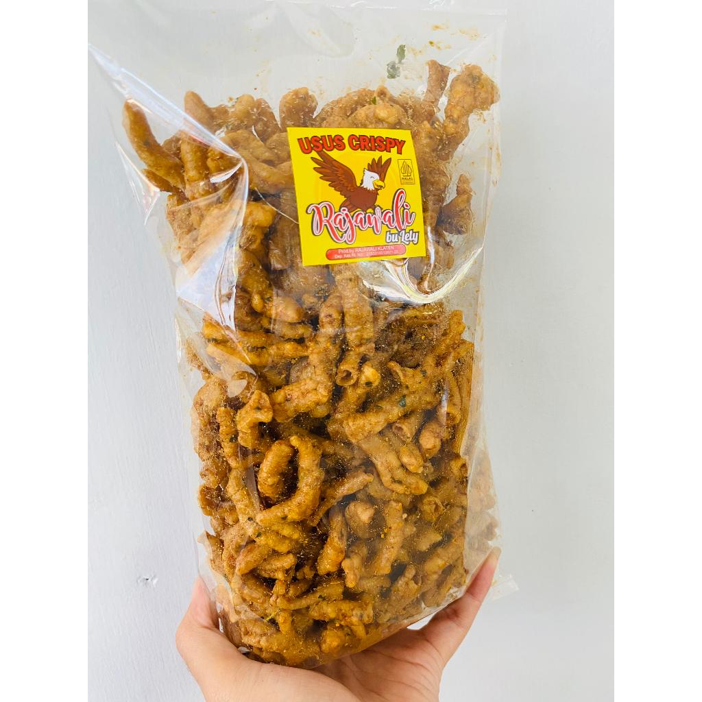 

500gr KERIPIK USUS PEDAS DAUN JERUK / KERIPIK USUS PEDAS ASIN REMPAH DAUN JERUK / USUS CRISPY / OLEH-OLEH RAJAWALI BU LELY