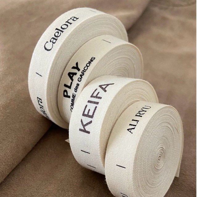 

1000pcs Label katun Import 3cm Label Baju Custom label Lembut Label Murah