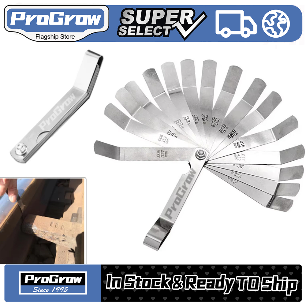 Feeler Gauge 16 Lembar - Pengukur Ketebalan Stainless Steel 0.05-1mm
