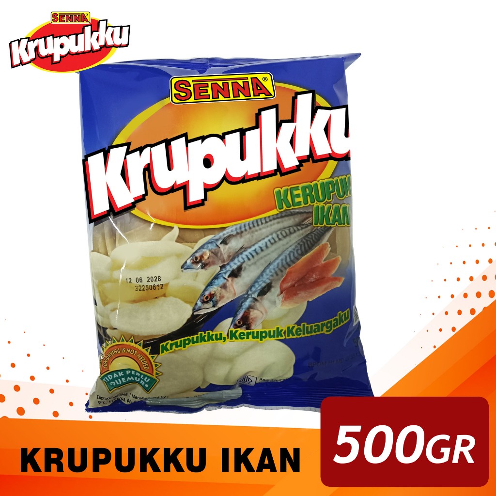 

Senna Krupukku Ikan 500gr / Kerupuk PAG Shop / Kerupuk Senna Ikan / Kerupuk Ikan
