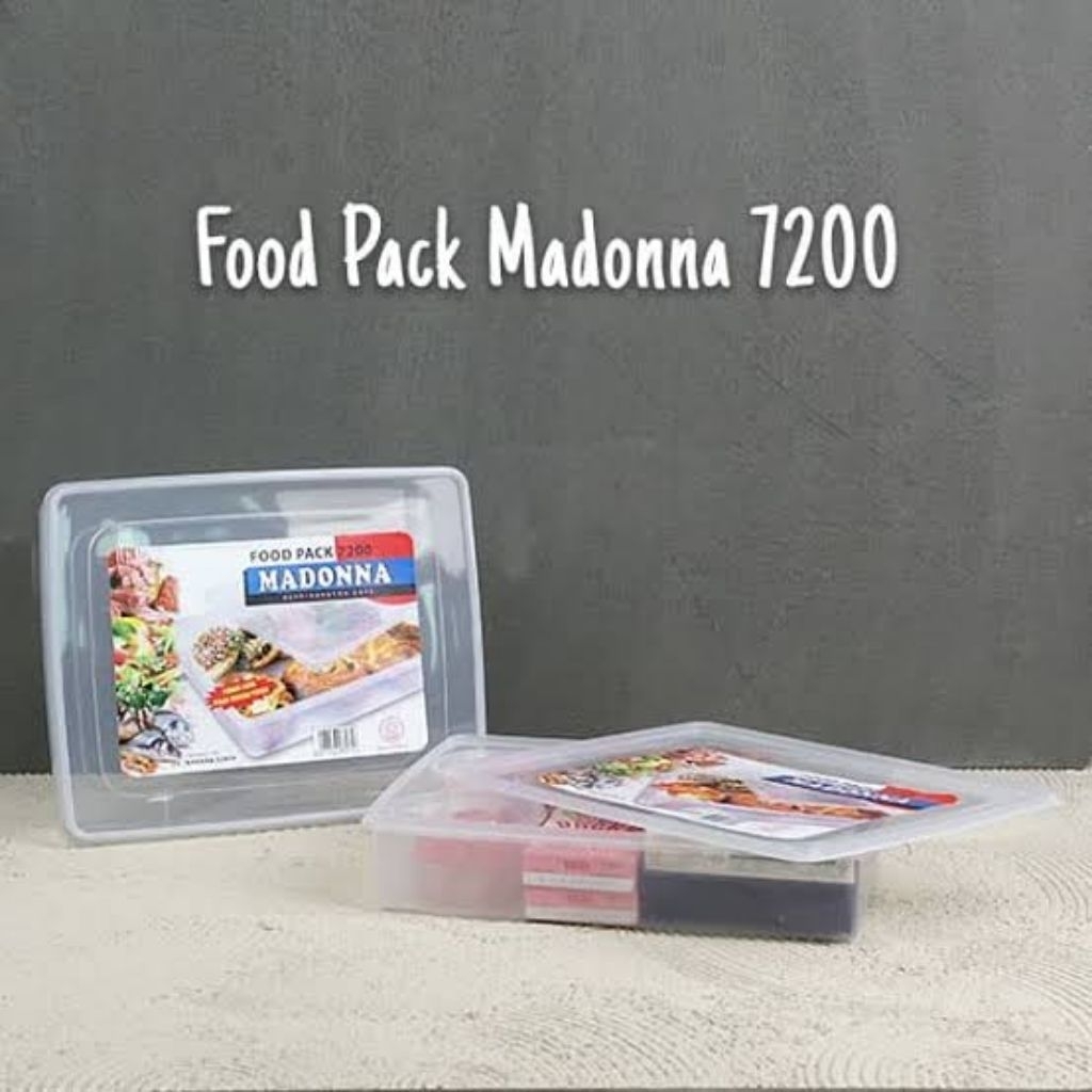 (AJ) FOOD PACK MADONA 7200 / BOX DONAT / TEMPAT PENYIMPANAN DONAT MULTIFUNGSI