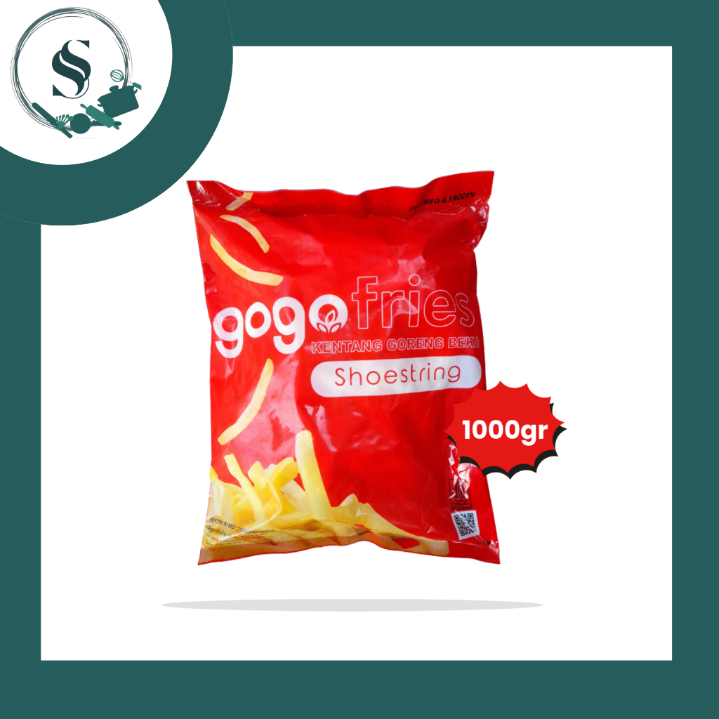 

GOGO FRENCH FRIES KENTANG GORENG SHOESTRING 1KG