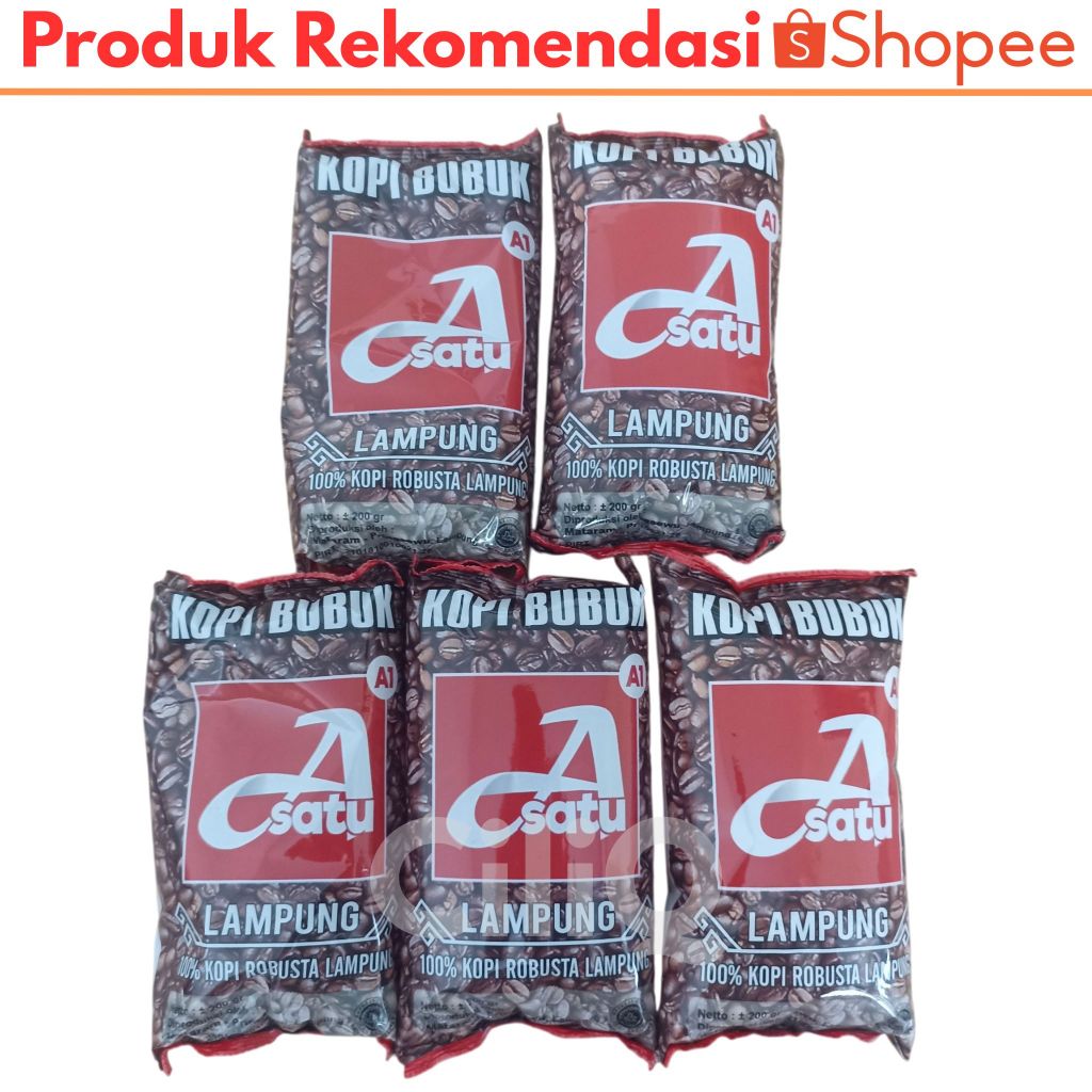 

Kopi A1 1kg Lampung Bubuk Robusta Asli Original Free Ongkir Murah [5x200gr]
