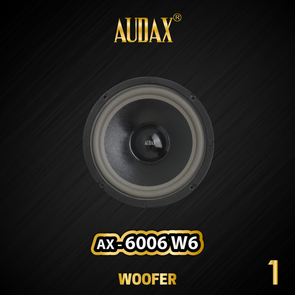 TERMURAH Audax - Speaker Pasif 6" Audax AX-6006 W6 Woofer